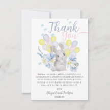 Der kleine Hase ist unterwegs danke Karte.