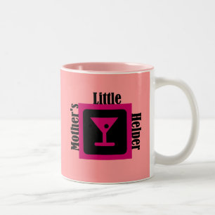 Der kleine Helfer der Mutter Zweifarbige Tasse