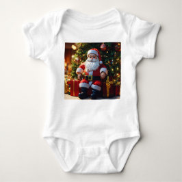"Der kleine Helfer des Weihnachtsmanns: Adorable, Baby Strampler
