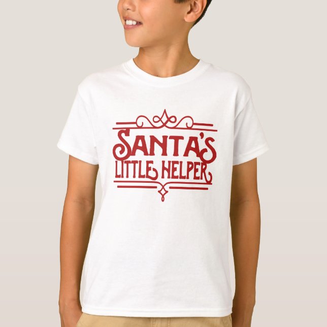 Der kleine Helfer des Weihnachtsmanns kränkelt lan T-Shirt (Vorderseite)