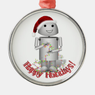 Der kleine Helfer des Weihnachtsmanns - Niedlicher Ornament Aus Metall