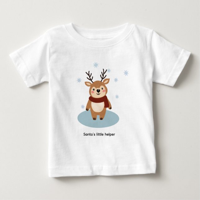 Der kleine Helfer-T - Shirt des Weihnachtsmanns (Vorderseite)