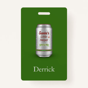 Der kleine Helferbereich des Weihnachtsmanns für d Ausweis