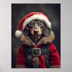Der kleine Helferhund des Weihnachtsmanns Poster