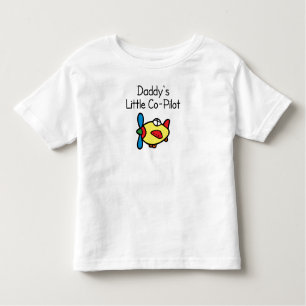 Der kleine Kopilot des Vatis Kleinkind T-shirt