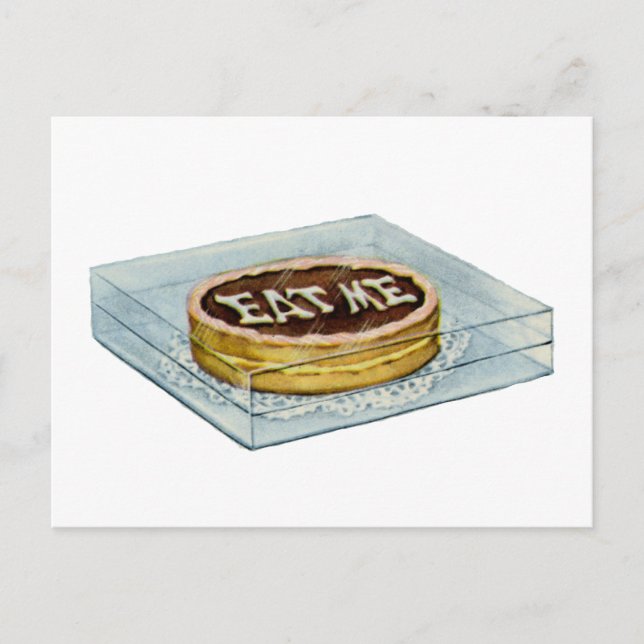 Der kleine Kuchen sagte, er habe mich gegessen, El Postkarte (Vorderseite)