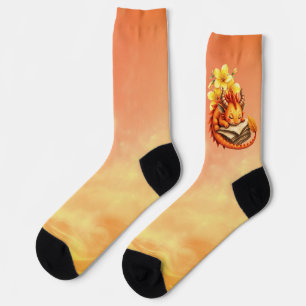 Der kleine mystische Drache.  Socken