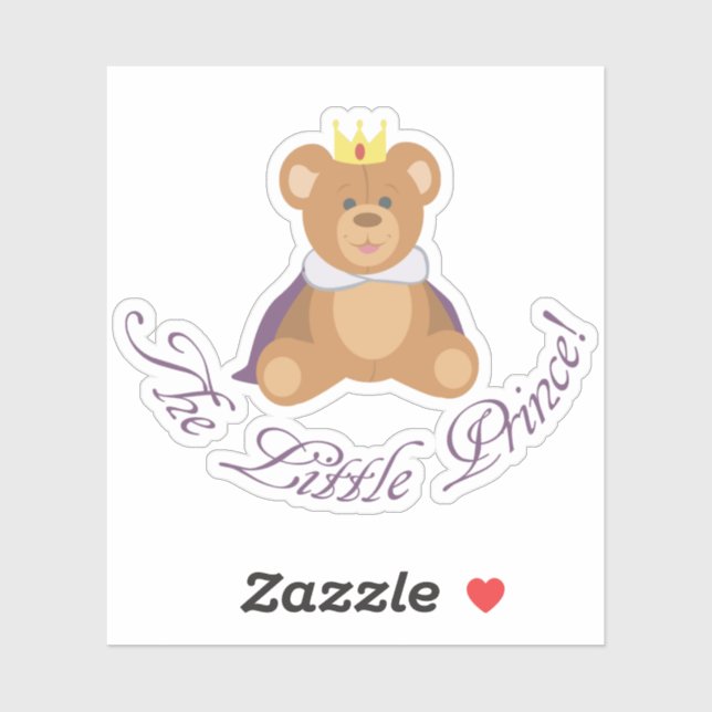 Der kleine Prinz Aufkleber (Blatt)