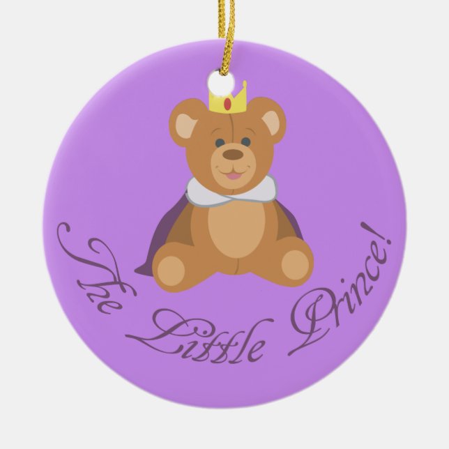 Der kleine Prinz Keramikornament (Vorne)