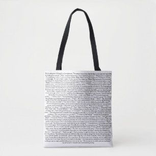 Der kleine Prinz Text Literary Tote Bag