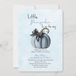 Der kleine, rosa Kürbisbogen ist auf dem Weg2 Einladung