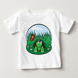 Der kleine Schildkröte-Baby-T - Shirt