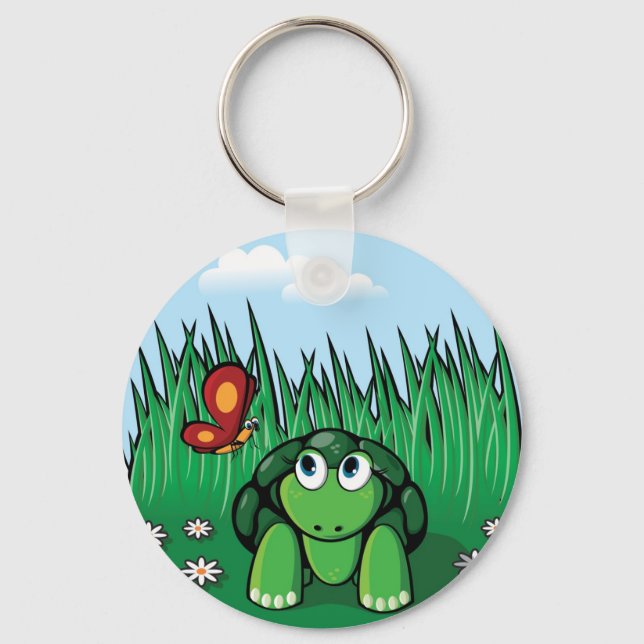 Der kleine Schlüsselanhänger der Turtle (Vorderseite)