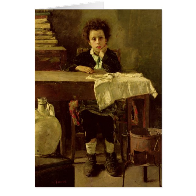 Der kleine Schüler oder der arme Schüler (Vorne)