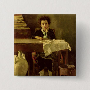 Der kleine Schüler oder der arme Schüler Button