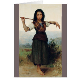 Der kleine Shepherdess durch Bouguereau