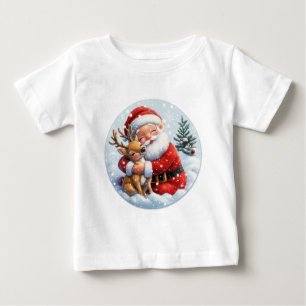 Der kleine Sidekick des Weihnachtsmanns Baby T-shirt