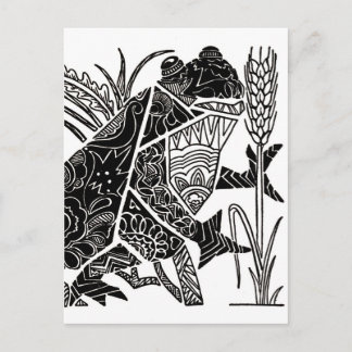 Der kleine Singfrosch Postkarte