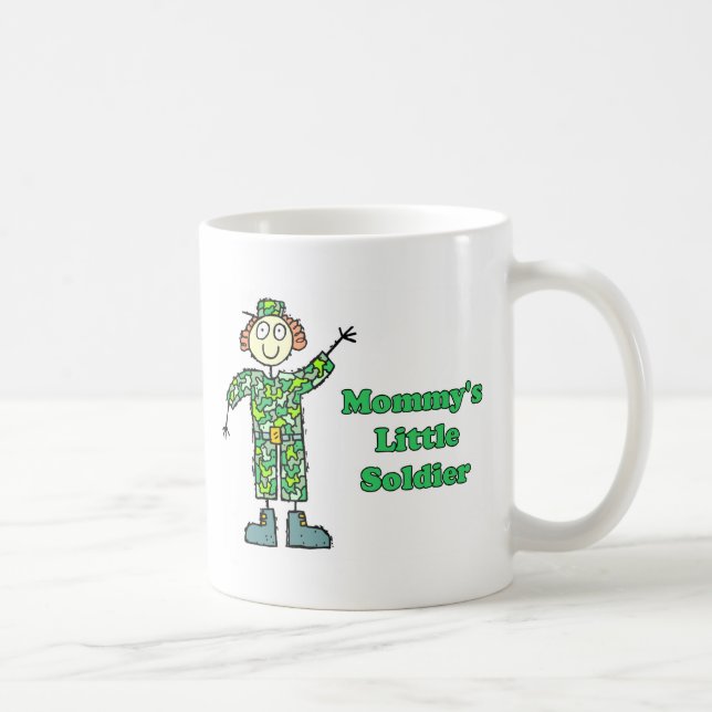 Der kleine Soldat der Mama Kaffeetasse (Rechts)