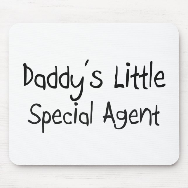 Der kleine spezielle Agent des Vatis Mousepad (Vorne)