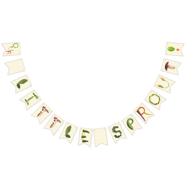 Der kleine Sprout-Bauernmarkt - lokal gepflegt Wimpelkette (Alle)