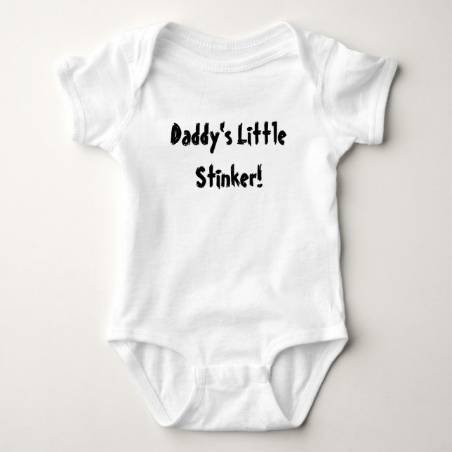 Der kleine Stinker des Vatis! Baby Strampler (Vorderseite)