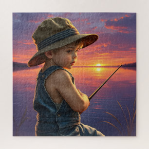 Der kleine Traum des Anglers Puzzle