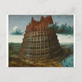 Der kleine Turm von Babel von Pieter Bruegel Postkarte