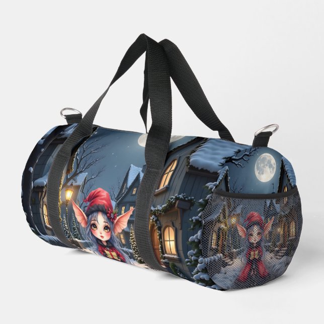 Der kleine Weihnachtsbote.  Duffle Bag (Rechte Ecke)