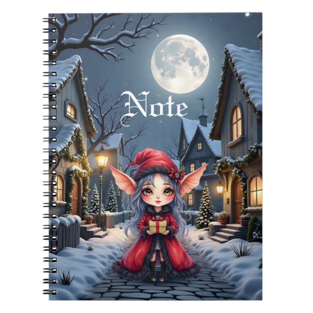 Der kleine Weihnachtsbote.  Notizblock (Vorderseite)