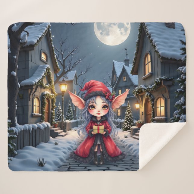 Der kleine Weihnachtsbote.  Sherpadecke (Vorderseite (Horizontal))