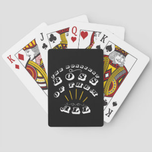 Der kleinste Boss von ihnen Spielkarten
