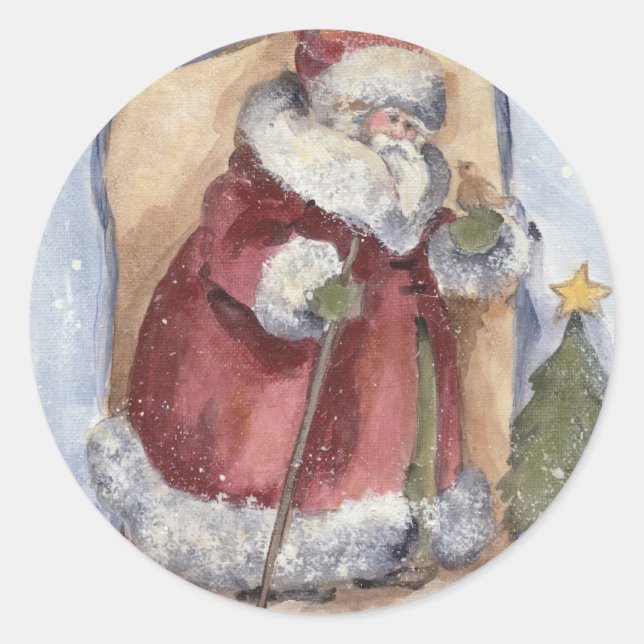 DER KLEINSTE SPARROL RUNDER AUFKLEBER (Vorderseite)