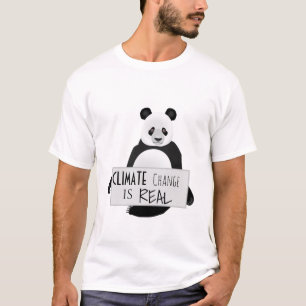 Der Klimawandel für Panda-Bären ist real T-Shirt