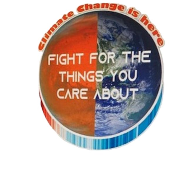 Der Klimawandel ist da Flaschenöffner (Climate Change is here bottle opener!)