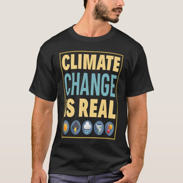 Der Klimawandel ist ein echter Rett für die Umwelt T-Shirt (Vorderseite)