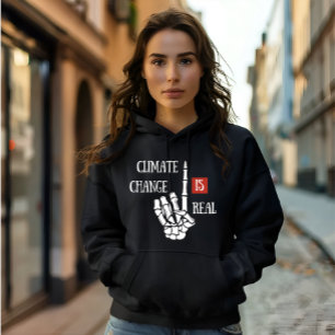 Der Klimawandel ist ein echtes Umweltbewusstsein Hoodie