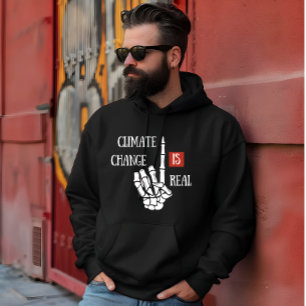 Der Klimawandel ist ein echtes Umweltbewusstsein Hoodie