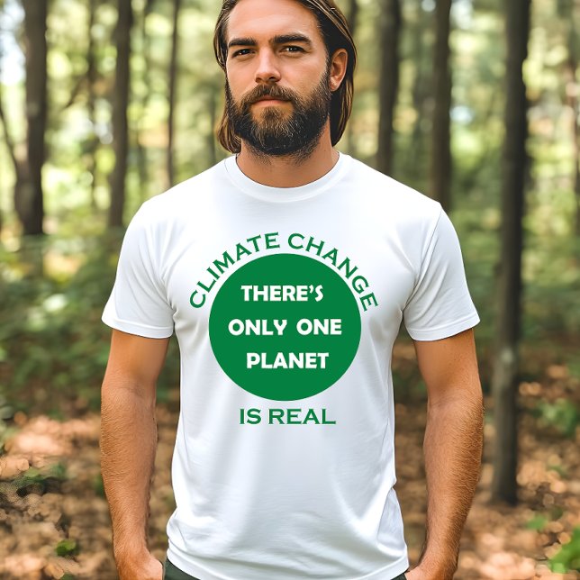 Der Klimawandel ist ein echtes Umweltbewusstsein T-Shirt (Von Creator hochgeladen)