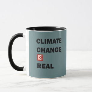 Der Klimawandel ist ein echtes Umweltbewusstsein Tasse