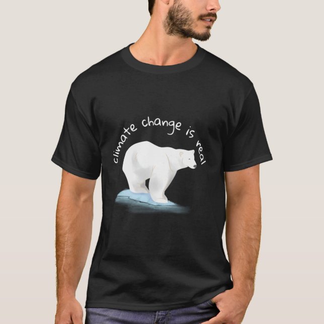 Der Klimawandel ist eine echte globale Erwärmung T-Shirt (Vorderseite)