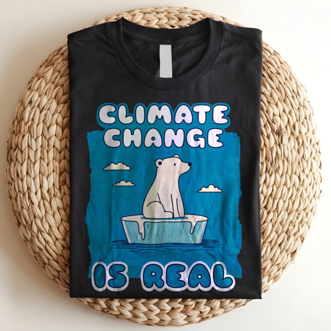 Der Klimawandel ist eine echte Polarbär-Umwelt T-Shirt (Von Creator hochgeladen)