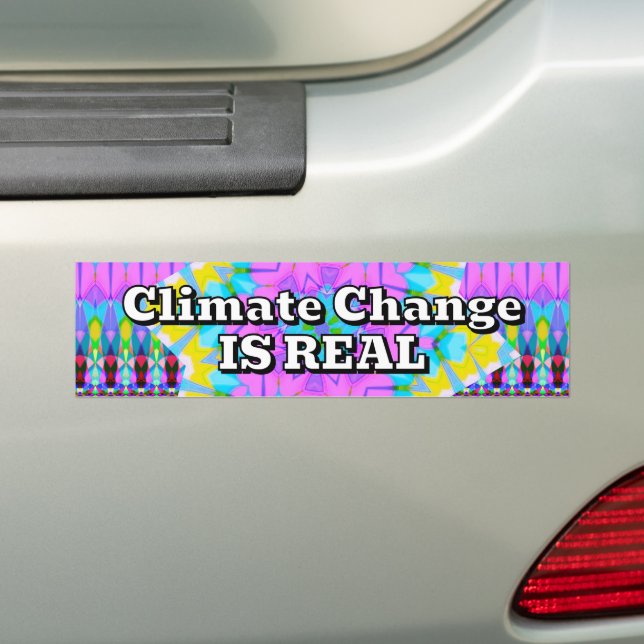 Der Klimawandel ist real Autoaufkleber (Auf Auto)