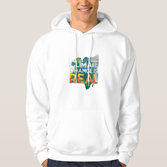 Der Klimawandel ist real Hoodie (Vorderseite)