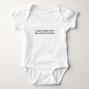 Der Klimawandel ist real und keine liberale Versch Baby Strampler