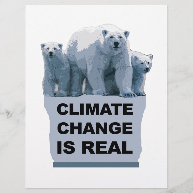 DER KLIMAWANDEL IST WIRKLICH (Vorderseite)