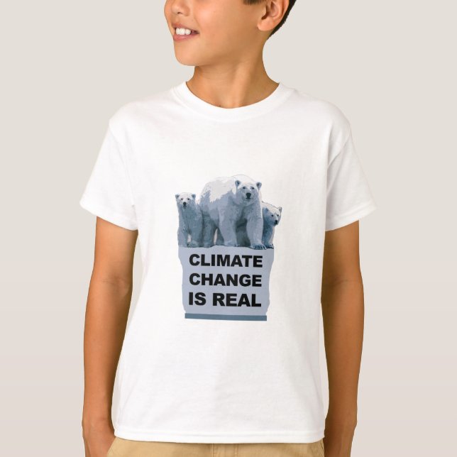 DER KLIMAWANDEL IST WIRKLICH T-Shirt (Vorderseite)
