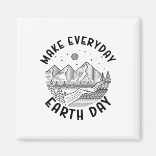 Der Klimawandel macht den Tag der Erde im Alltag G Magnet