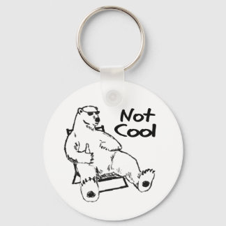 Der Klimawandel Polar Bear Schlüsselkette Schlicht Schlüsselanhänger
