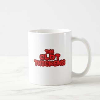 Der Klumpen verdickt Kaffeetasse